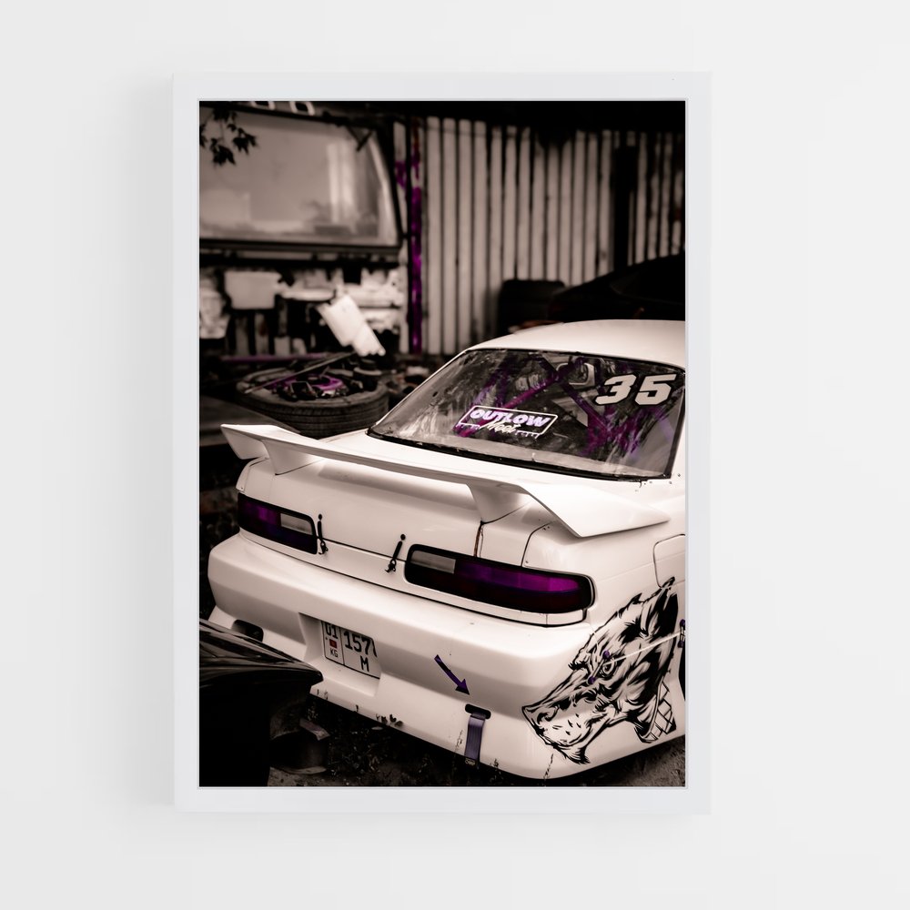 Poster Purple Drift – affiche Nissan (vue 3)